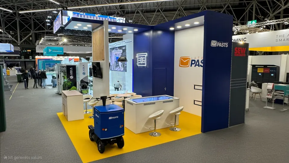 PIRELLI stenda skice, Latvija 2014. Izstāžu stenda dizaina skice, EVENT MORE