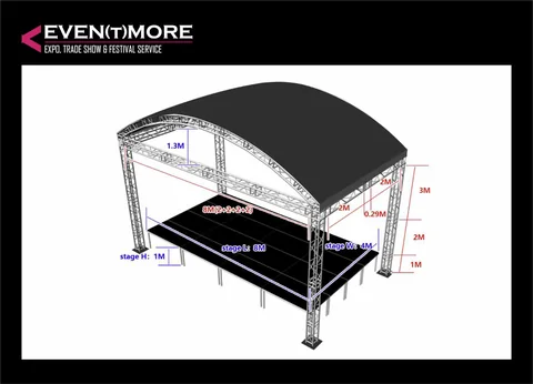 Skatuve 8x4 m